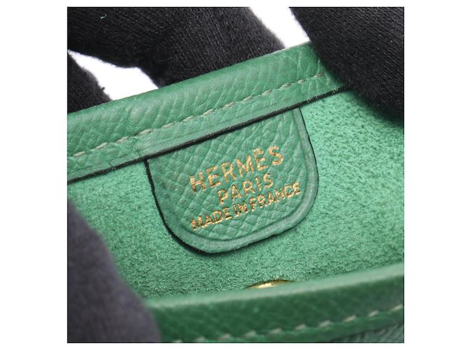 Hermès Borsa a Spalla Hermes Vespa PM Verde - vista 4