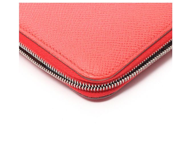 Cartera larga de seda Azap de Hermès Roja - vista 12