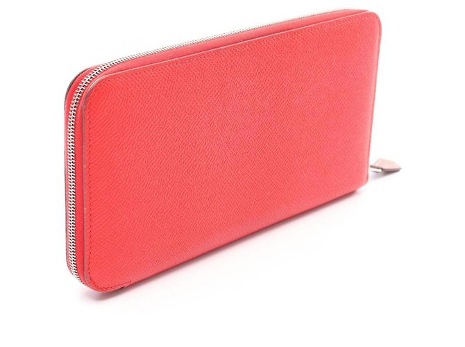 Cartera larga de seda Azap de Hermès Roja - vista 2