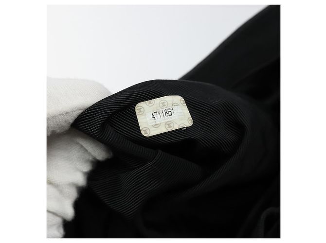 Chanel Vintage Lock Briefcase Caviar Large Noir - vue 7