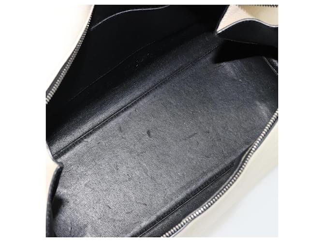 Céline Borsa Edge Celine in pelle Medium Bianco - vista 5