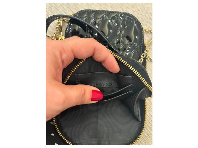 Dior Lady Dior Custodia Smartphone Vernice Nera Nero - vista 13