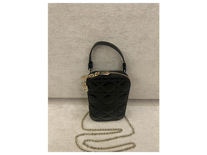 Dior Lady Dior Custodia Smartphone Vernice Nera Nero - vista 5