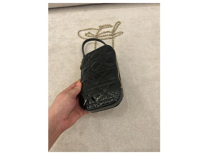 Dior Lady Dior Custodia Smartphone Vernice Nera Nero - vista 9