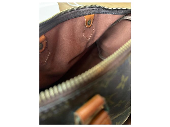 Louis Vuitton Speedy 35 Marrone D'oro - vista 10