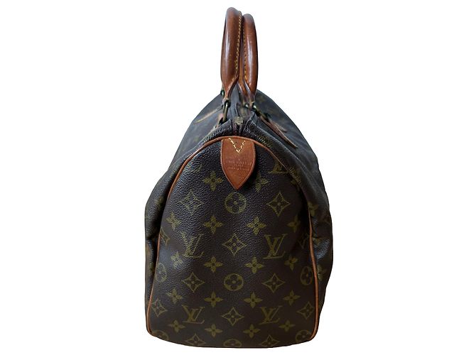 Louis Vuitton Speedy 35 Marrone D'oro - vista 6