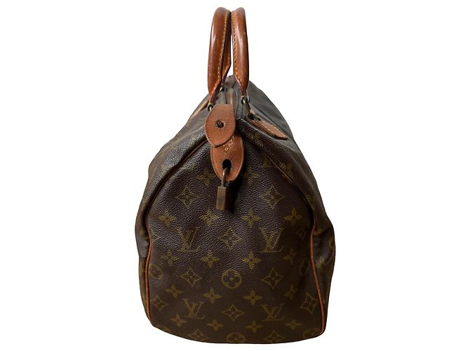 Louis Vuitton Speedy 35 Marrone D'oro - vista 7
