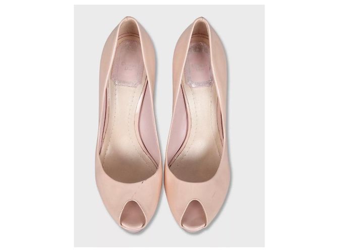 Christian Dior Dior Lackschuhe mit silbernem Zierabsatz 37.5 Gebraucht - Ansicht 2