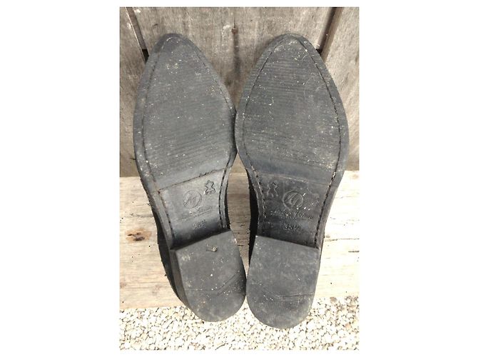 Atelier Voisin Stivaletti in scamosciato nero con dettagli serpente - vista 5