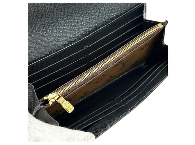 Cartera Louis Vuitton Monogram Giant Reverse Castaño - vista 5