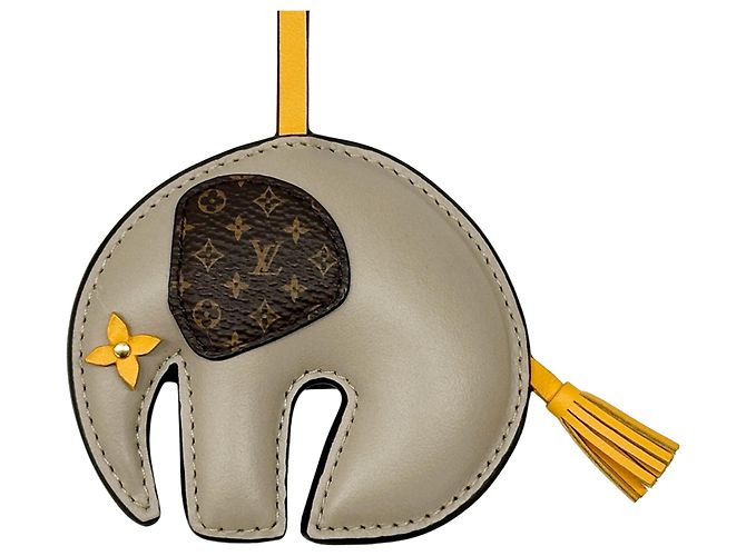Charm per Borsa Louis Vuitton Monogram Marrone Beige Taupe - vista 2