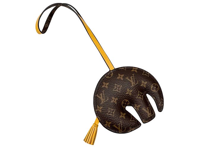 Charm per Borsa Louis Vuitton Monogram Marrone Beige Taupe - vista 3