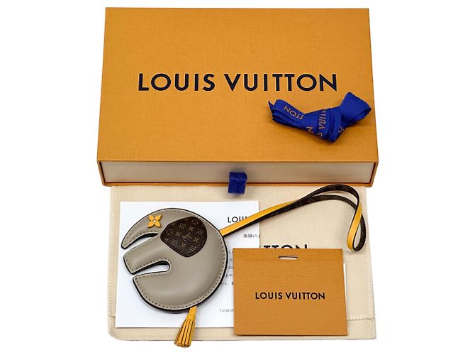 Charm per Borsa Louis Vuitton Monogram Marrone Beige Taupe - vista 5