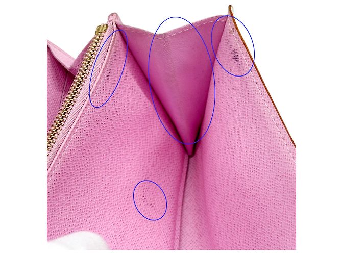 Sarah Louis Vuitton Monogram Multicolore Long Wallet Pink White - view 10