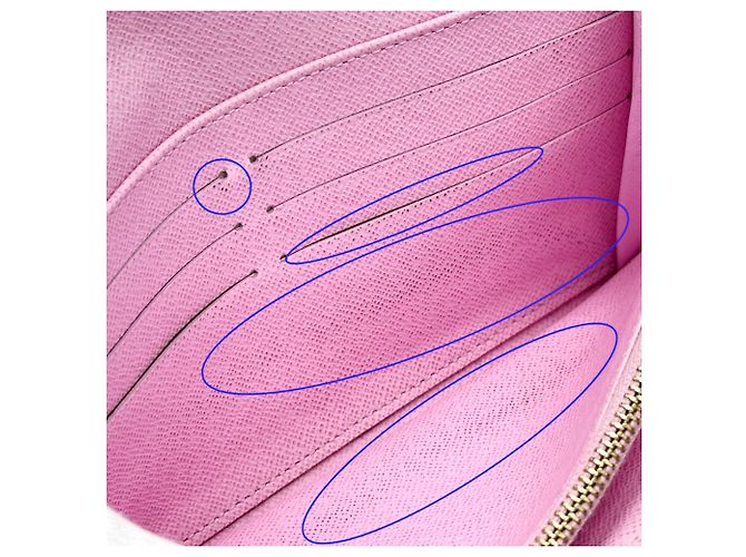 Sarah Louis Vuitton Monogram Multicolore Long Wallet Pink White - view 12