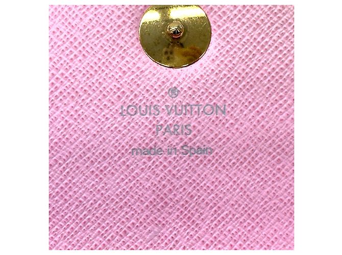 Sarah Louis Vuitton Monogram Multicolore Long Wallet Pink White - view 6