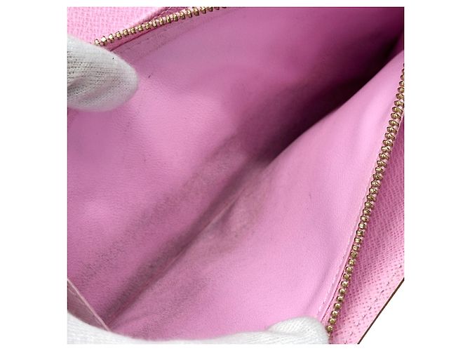 Sarah Louis Vuitton Monogram Multicolore Long Wallet Pink White - view 7