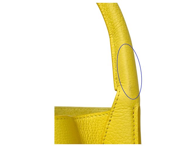 Céline Borsa a mano in pelle da donna Celine Giallo - vista 10