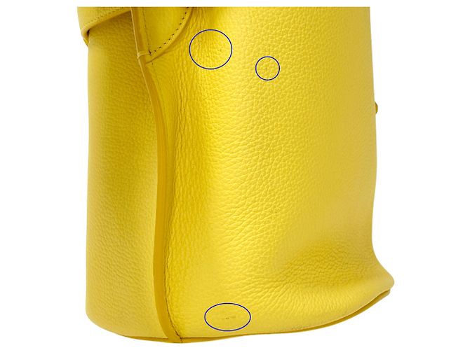 Céline Borsa a mano in pelle da donna Celine Giallo - vista 12