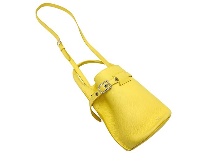 Céline Borsa a mano in pelle da donna Celine Giallo - vista 3