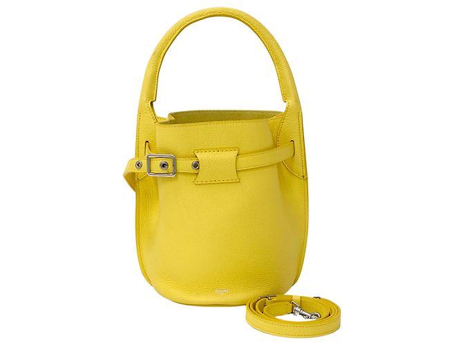 Céline Borsa a mano in pelle da donna Celine Giallo - vista 7