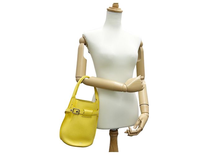 Céline Borsa a mano in pelle da donna Celine Giallo - vista 8