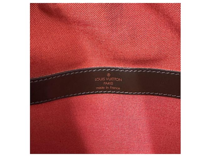 Borsa a tracolla Louis Vuitton in tela Damier Damier ebene - vista 12