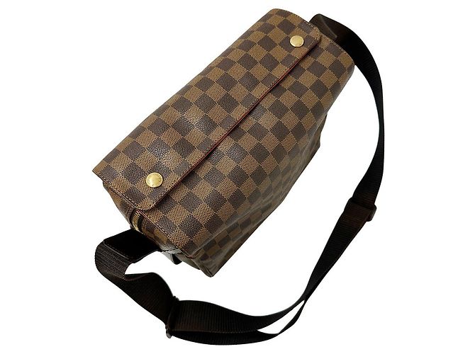Borsa a tracolla Louis Vuitton in tela Damier Damier ebene - vista 7