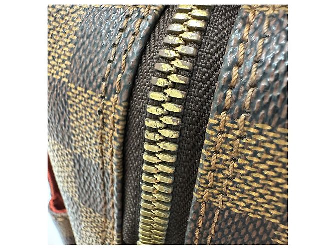 Borsa a tracolla Louis Vuitton in tela Damier Damier ebene - vista 8
