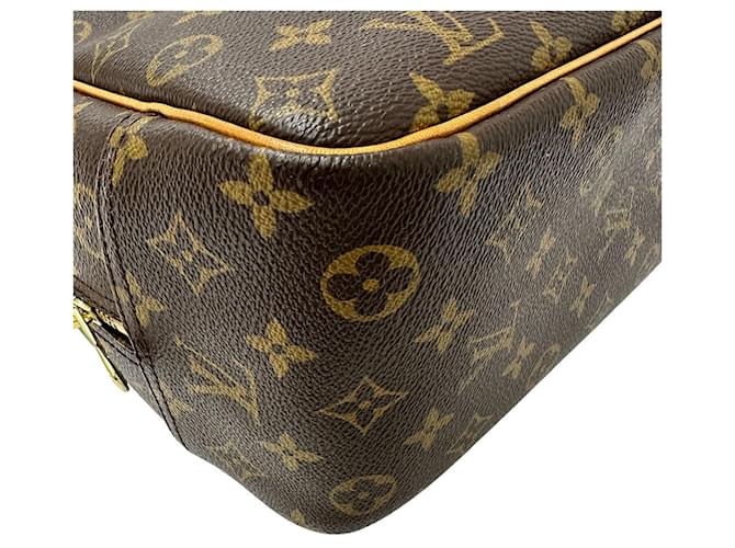 Deauville Borsa Louis Vuitton Monogram Marrone - vista 4