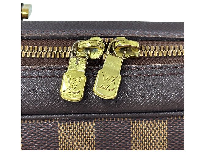 Brera Borsa a mano Damier da donna Louis Vuitton Marrone Damier ebene - vista 12