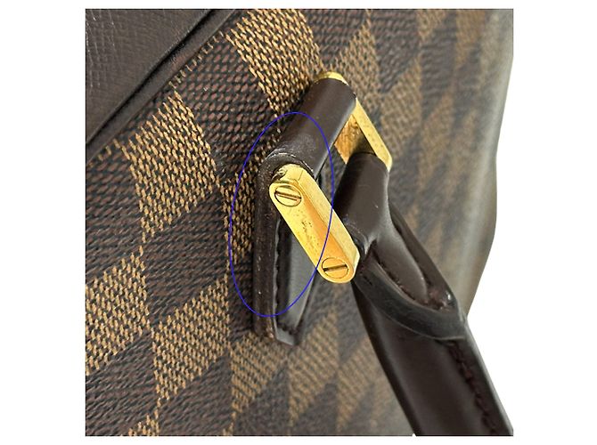 Brera Borsa a mano Damier da donna Louis Vuitton Marrone Damier ebene - vista 13