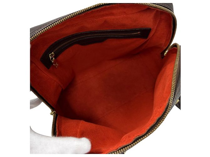 Brera Borsa a mano Damier da donna Louis Vuitton Marrone Damier ebene - vista 5