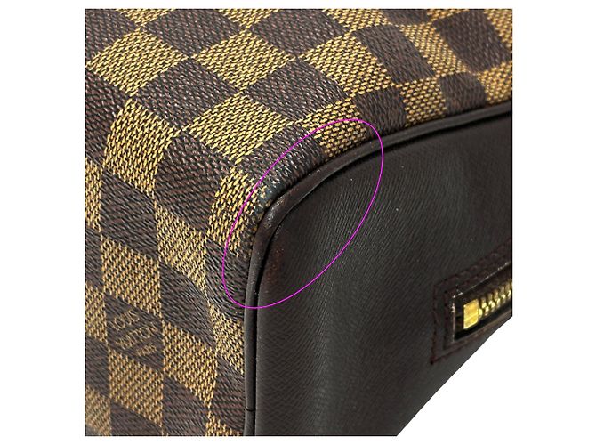 Brera Borsa a mano Damier da donna Louis Vuitton Marrone Damier ebene - vista 8