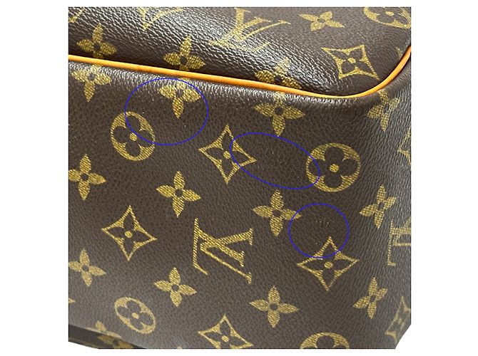 Deauville Louis Vuitton Monogram Handtasche Braun - Ansicht 12