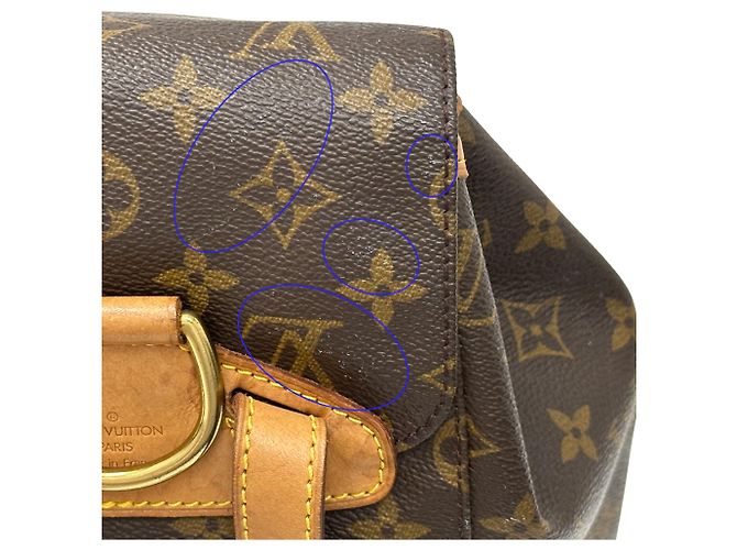 Louis Vuitton Montsouris MM Rucksack Braun - Ansicht 13