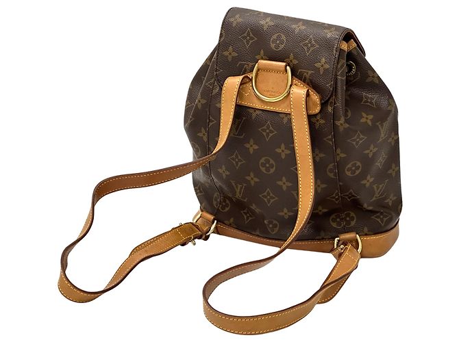 Louis Vuitton Montsouris MM Rucksack Braun - Ansicht 3