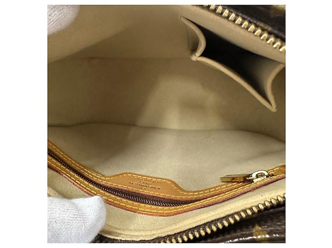 Looping Borsa a tracolla in tela Monogram Louis Vuitton Marrone - vista 11