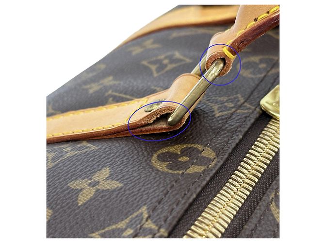 Borsa Boston Monogram Louis Vuitton Marrone - vista 12