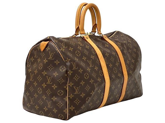 Borsa Boston Monogram Louis Vuitton Marrone - vista 3