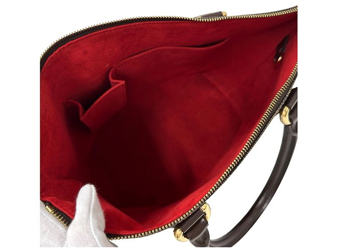 Borsa Tote Louis Vuitton Damier Saleya PM Marrone Damier ebene - vista 5