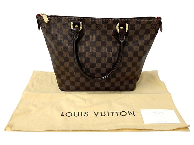 Borsa Tote Louis Vuitton Damier Saleya PM Marrone Damier ebene - vista 7