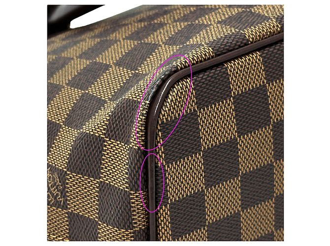 Borsa Tote Louis Vuitton Damier Saleya PM Marrone Damier ebene - vista 9