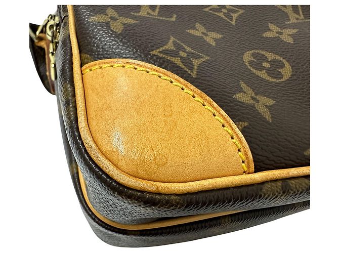 Louis Vuitton Monogram Shoulder Bag Brown - view 5