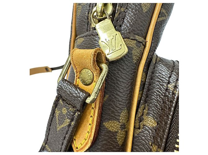 Louis Vuitton Monogram Shoulder Bag Brown - view 7