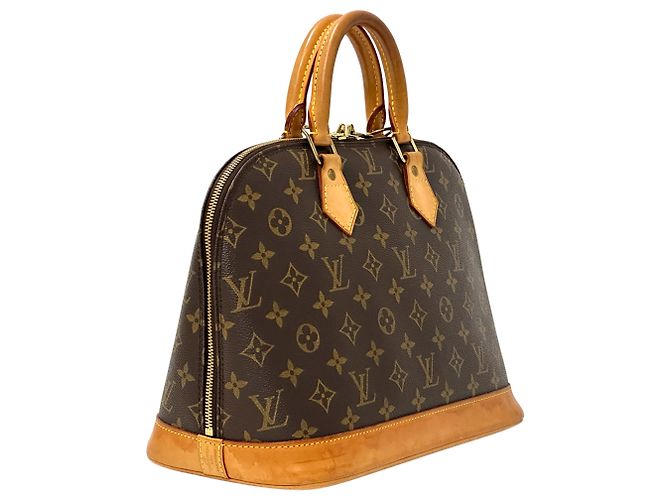 Borsa Louis Vuitton Monogram Alma Marrone - vista 3