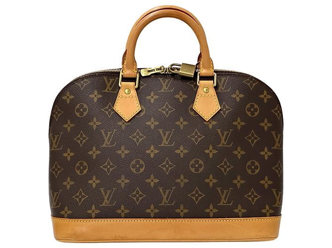 Borsa Louis Vuitton Monogram Alma Marrone - vista 2