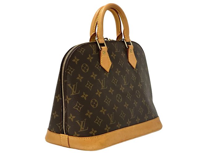 Borsa Louis Vuitton Monogram Alma Marrone - vista 3