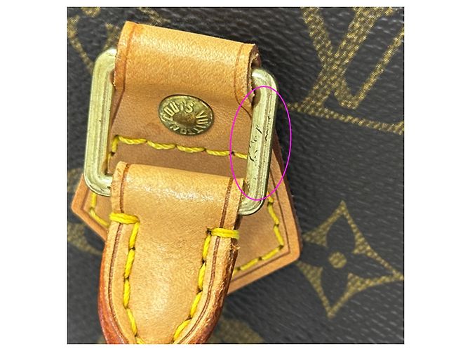 Borsa Louis Vuitton Monogram Alma Marrone - vista 8
