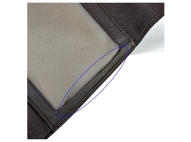 Chanel Bi-Fold Ledergeldbörse Dunkelbraun - Ansicht 10